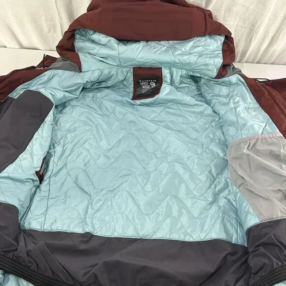 Mountain Hardwear Women's XS Barnsie Winter Ski Snow Jacket NEW Maroon MRSP $285 - Picture 16 of 16